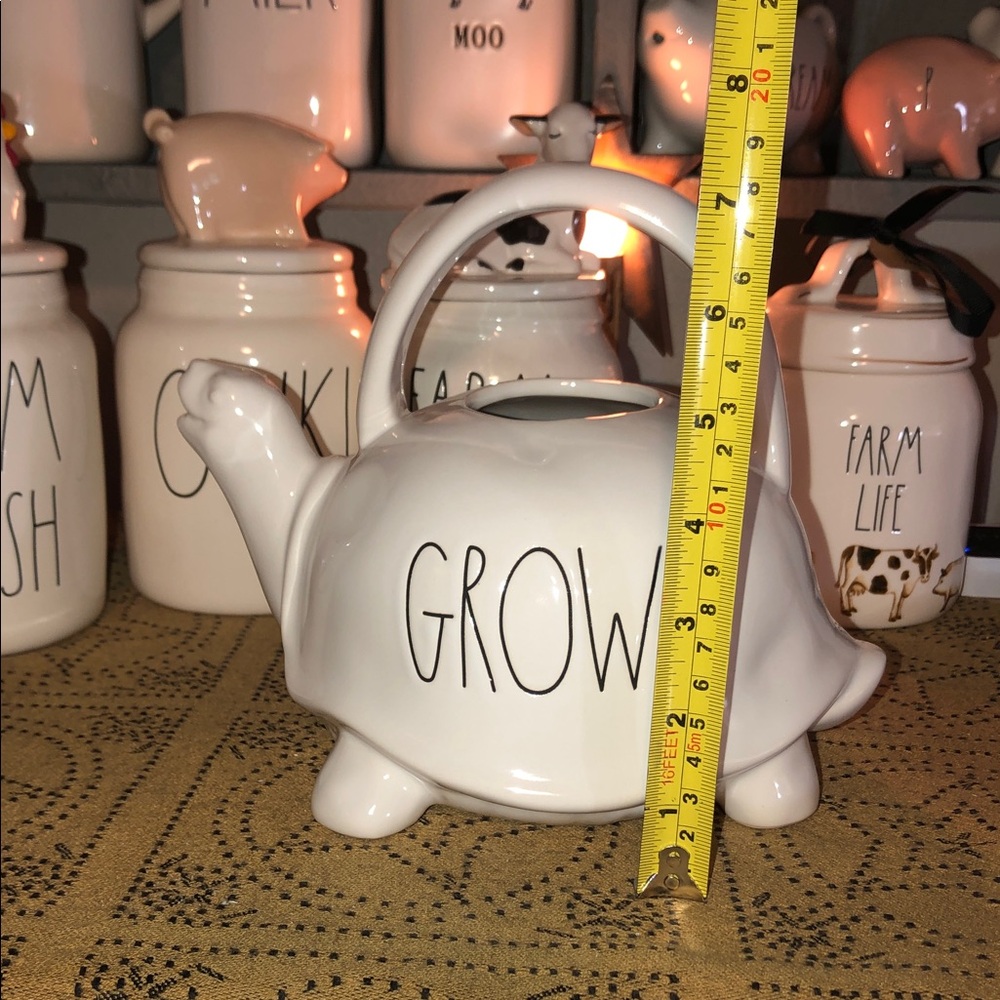 Rae Dunn GROW Turtle Shaped Watering Can - Picture 9 of 9